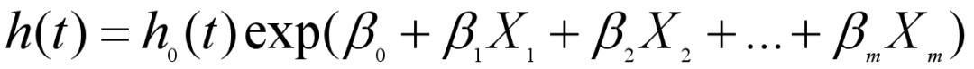 Cox回归的风险函数公式